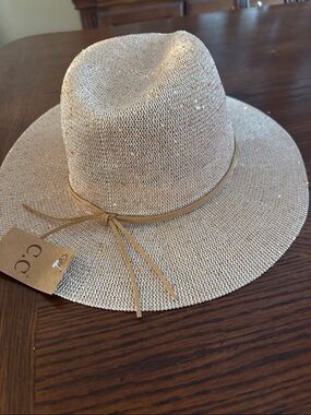 C.C. Panama Sequined Hat